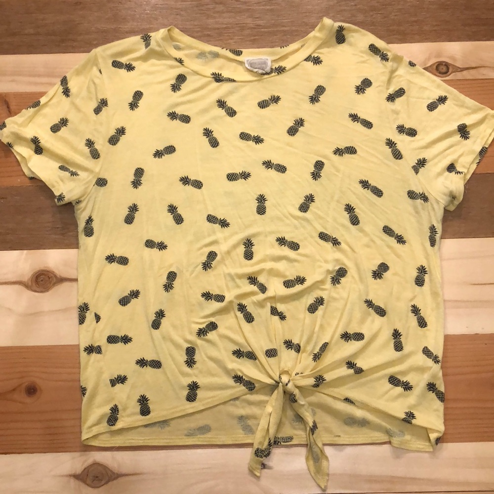 Pineapple crop top
